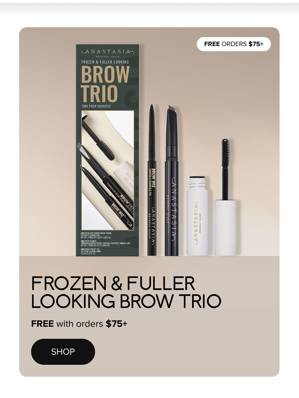 Frozen & Fuller Looking Brow Trio
