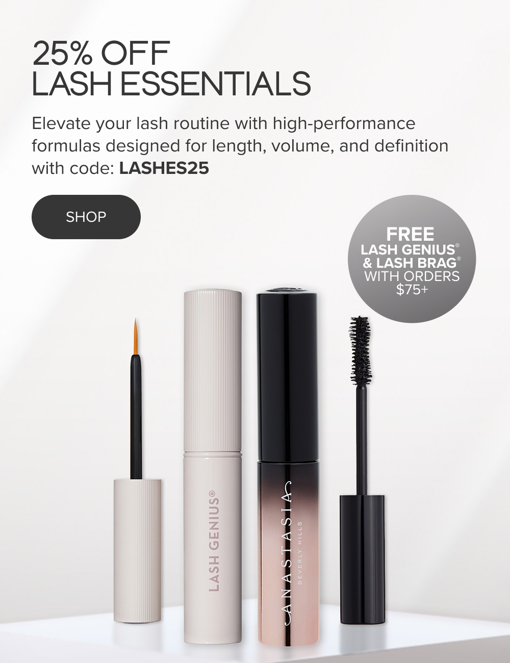 25% off Lash Essentials