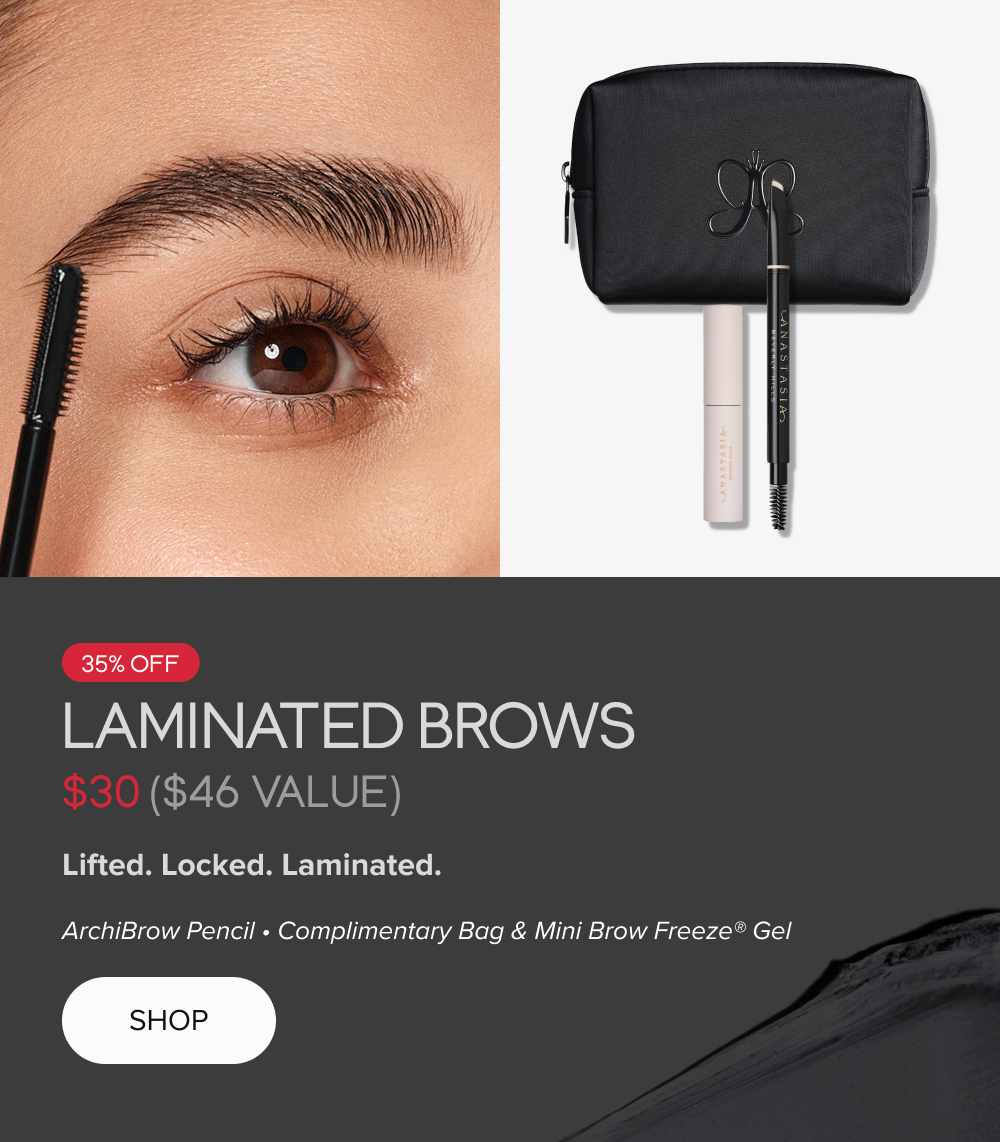 ABH Archibrow bundle offer laminated brow