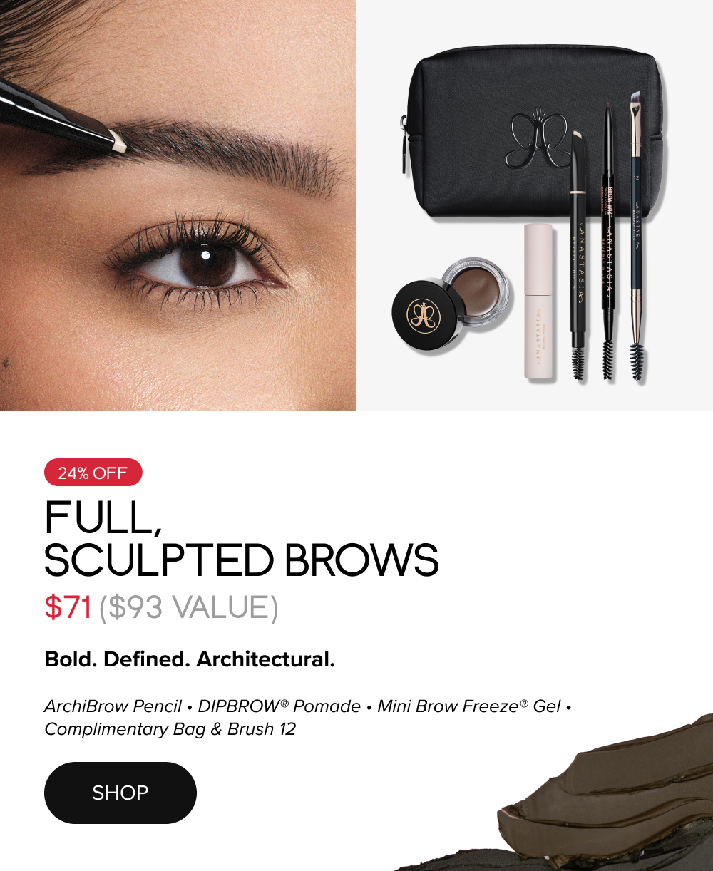 ABH Archibrow bundle offer full sculpted brow