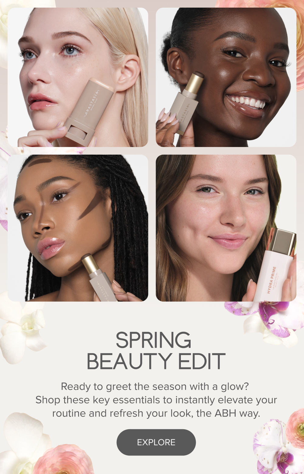 Anastasia Spring Edit makeup skincare brows