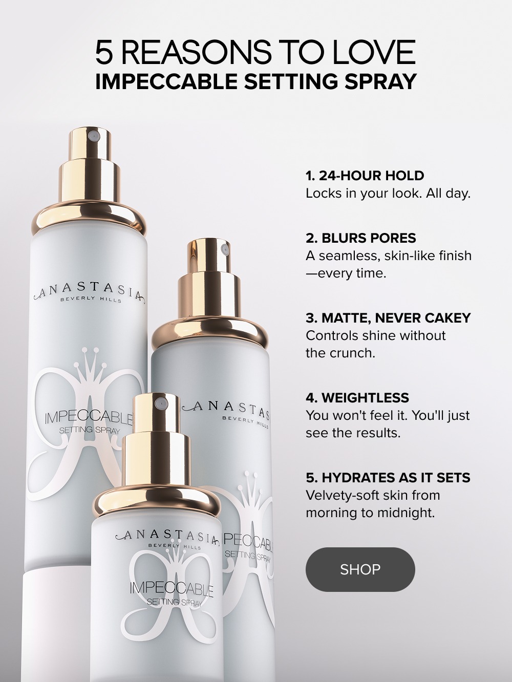 Impeccable 24HR Blurring Matte Setting Spray