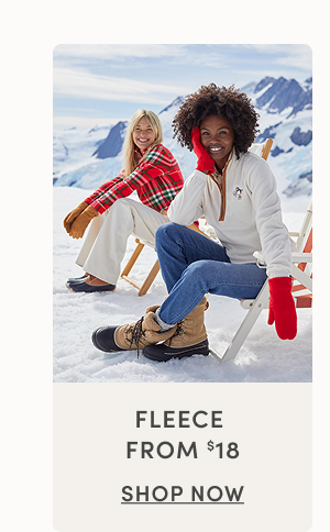 Fleece from $18