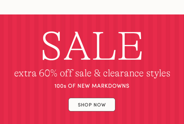 Shop up to 60% off sale