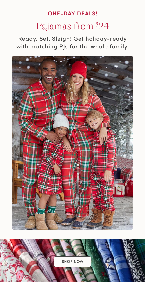 Pajamas from $24