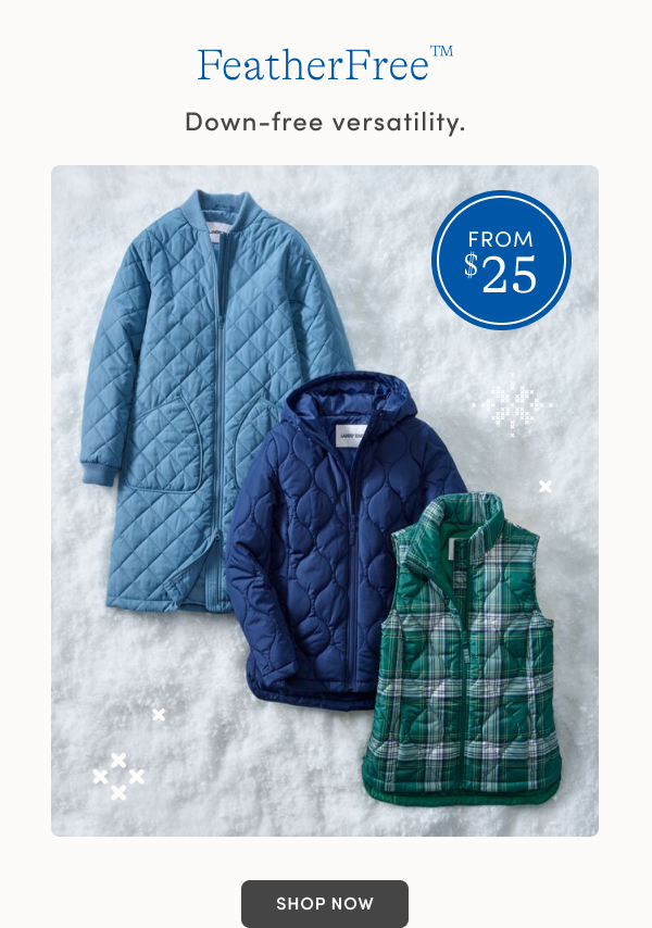 FeatherFree from $25