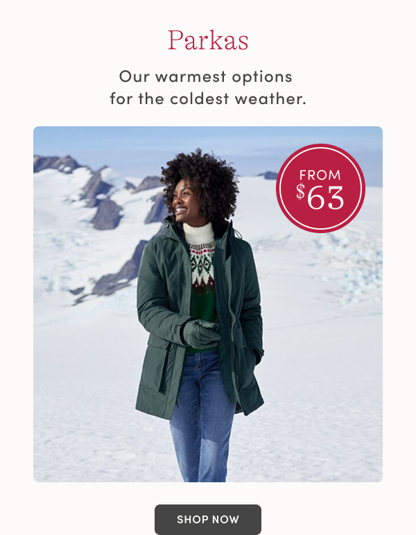 Shop Parkas
