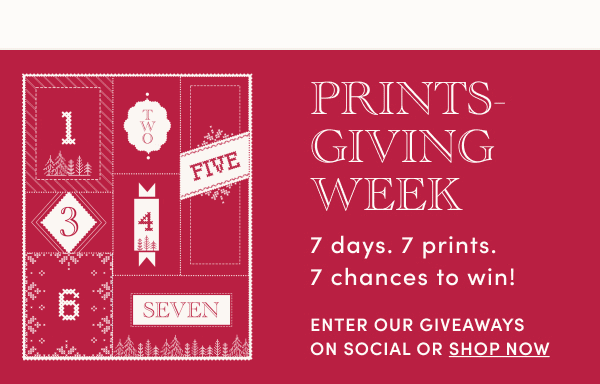Shop prints giving