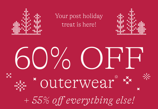 60% off outerwear