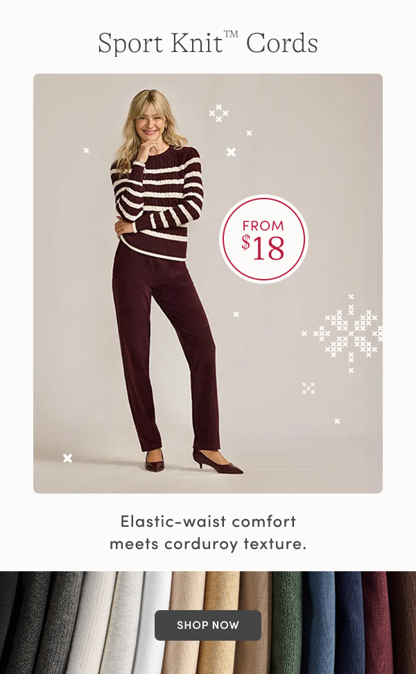 Sport Knit Cords