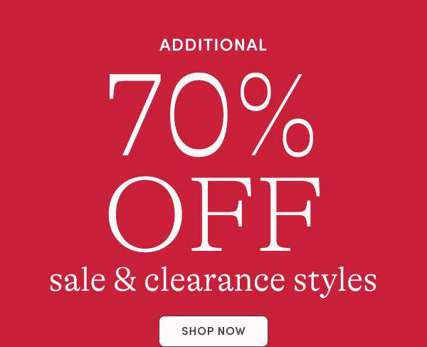 Additional 70% off Sale and Clearance