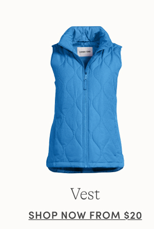Vests from $20
