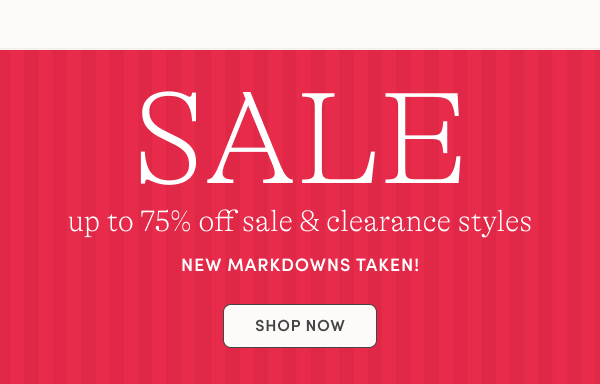 Shop up to 75% off sale