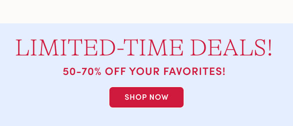 Limited Time Deals