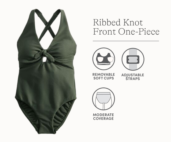 Knot Front One-Piece
