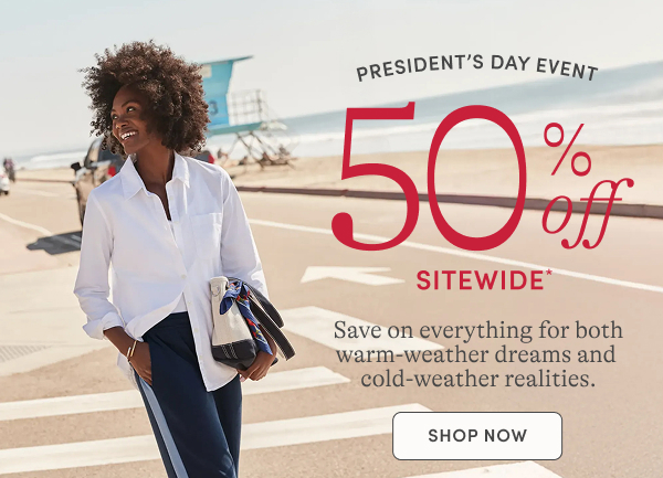 50% Off Sitewide