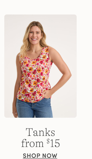 Tanks from $15