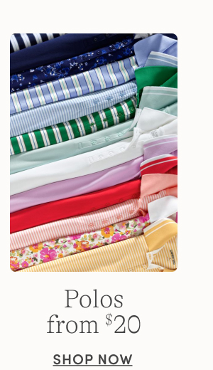 Polos from $20