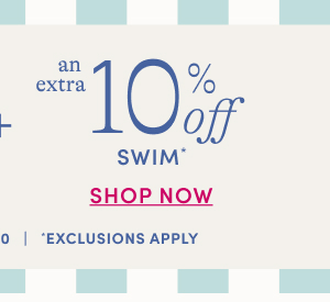 Extra 10% off Swim