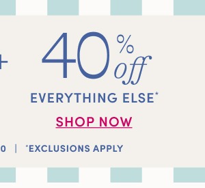 40% off sitewide