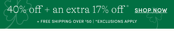 Early Access 40% off + 17% off