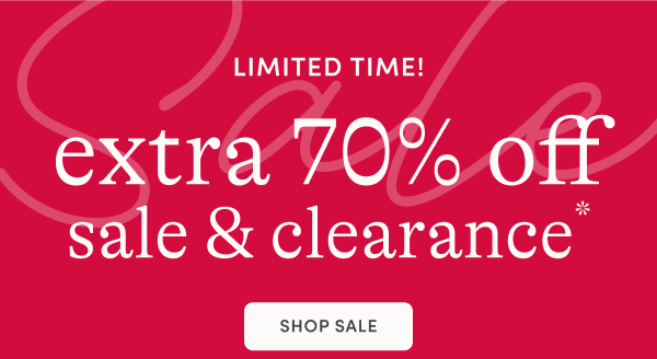 70% off sale & clearance