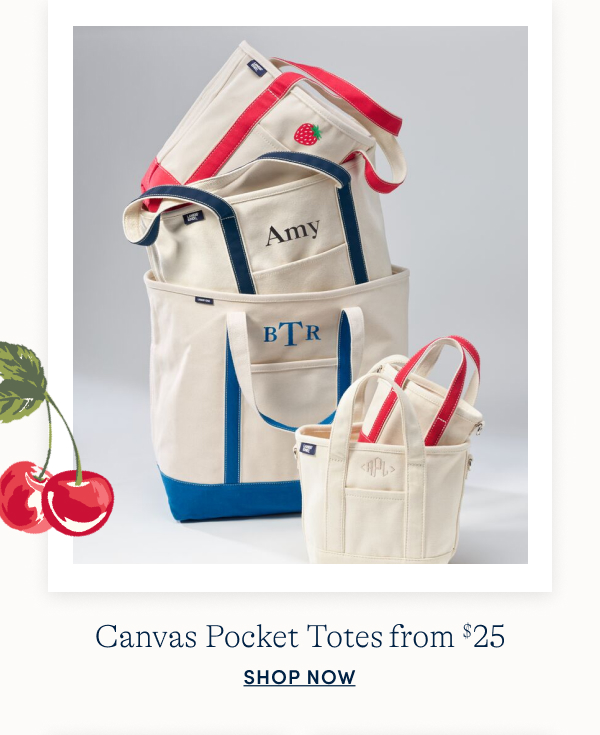 Canvas Pocket Totes