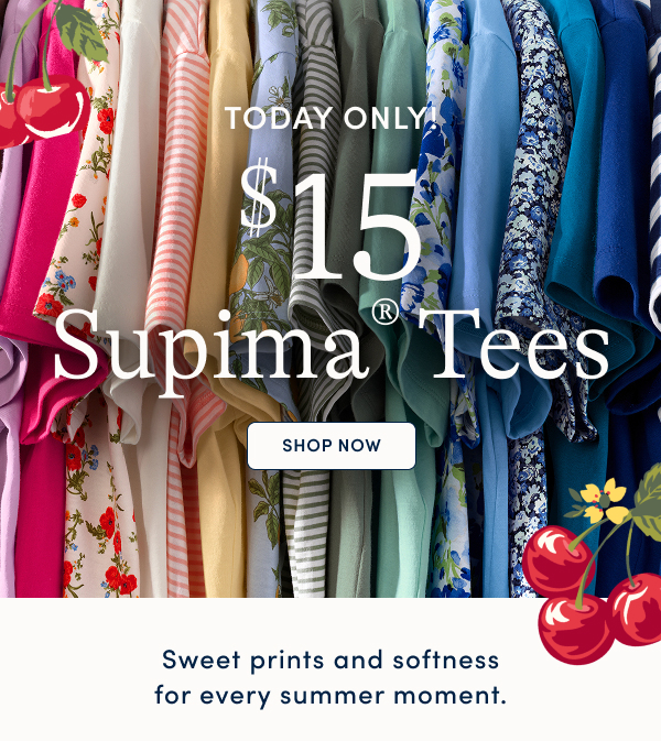 $15 Supima Tees