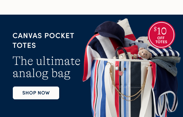 $10 off totes