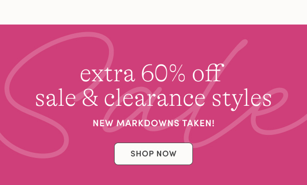 60% off sale & clearance