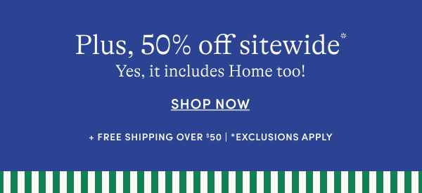 50% off sitewide