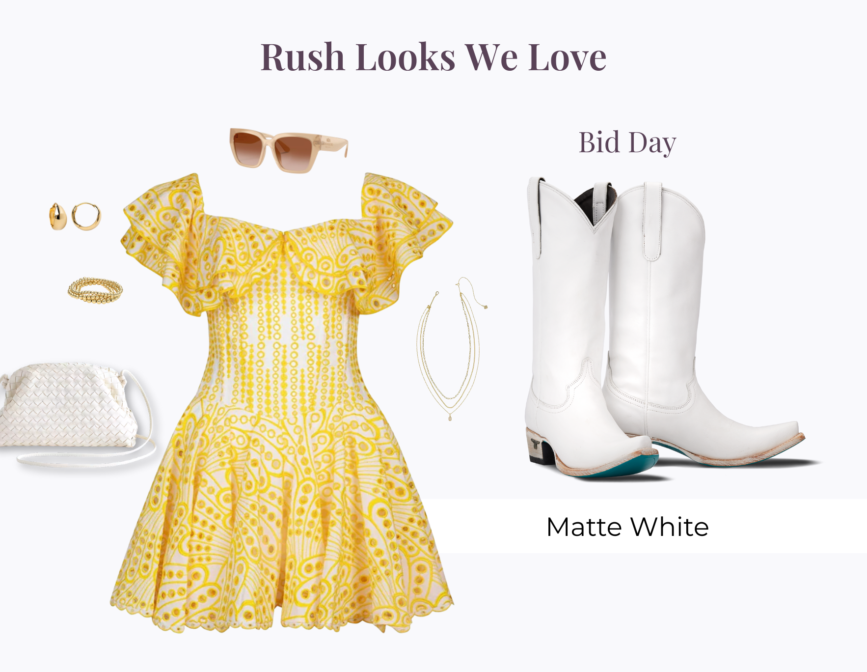 Bid Day Matte White