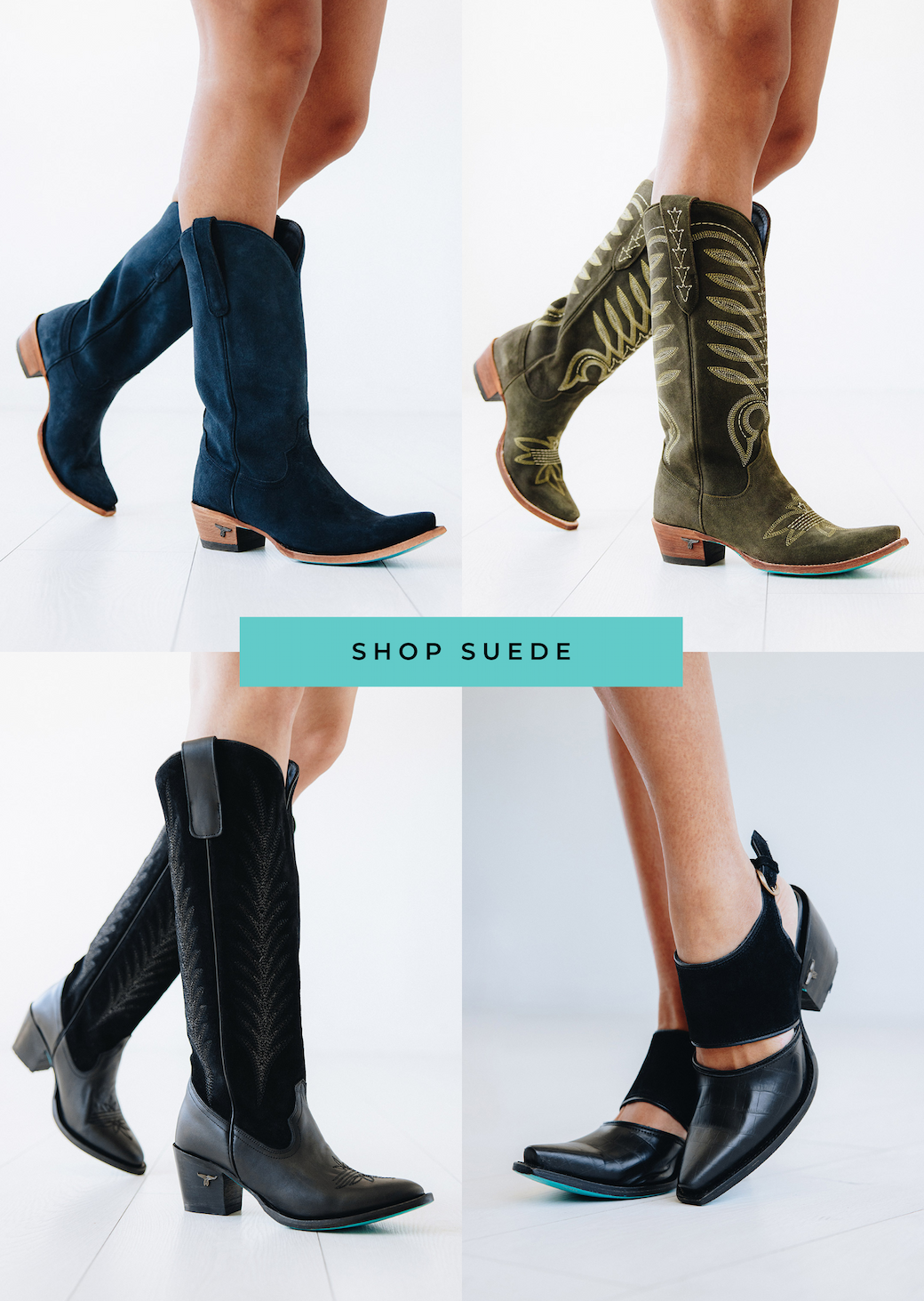 Shop Suede Leather Boots