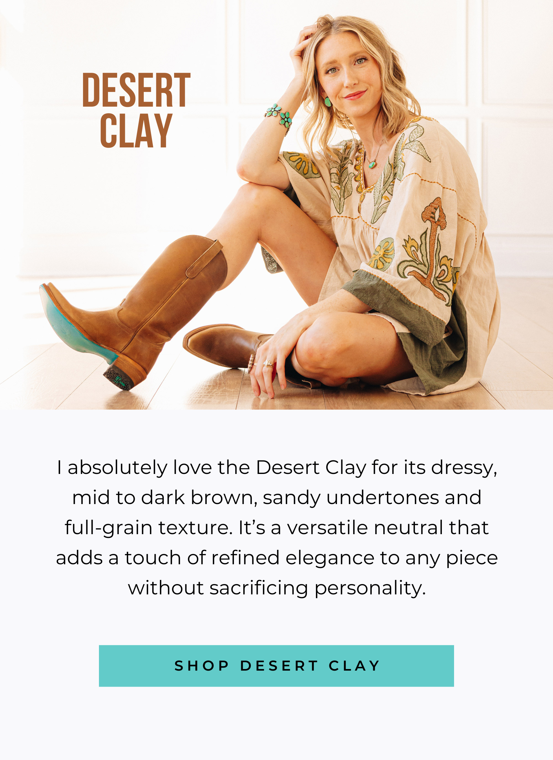 Shop Desert Clay Leather