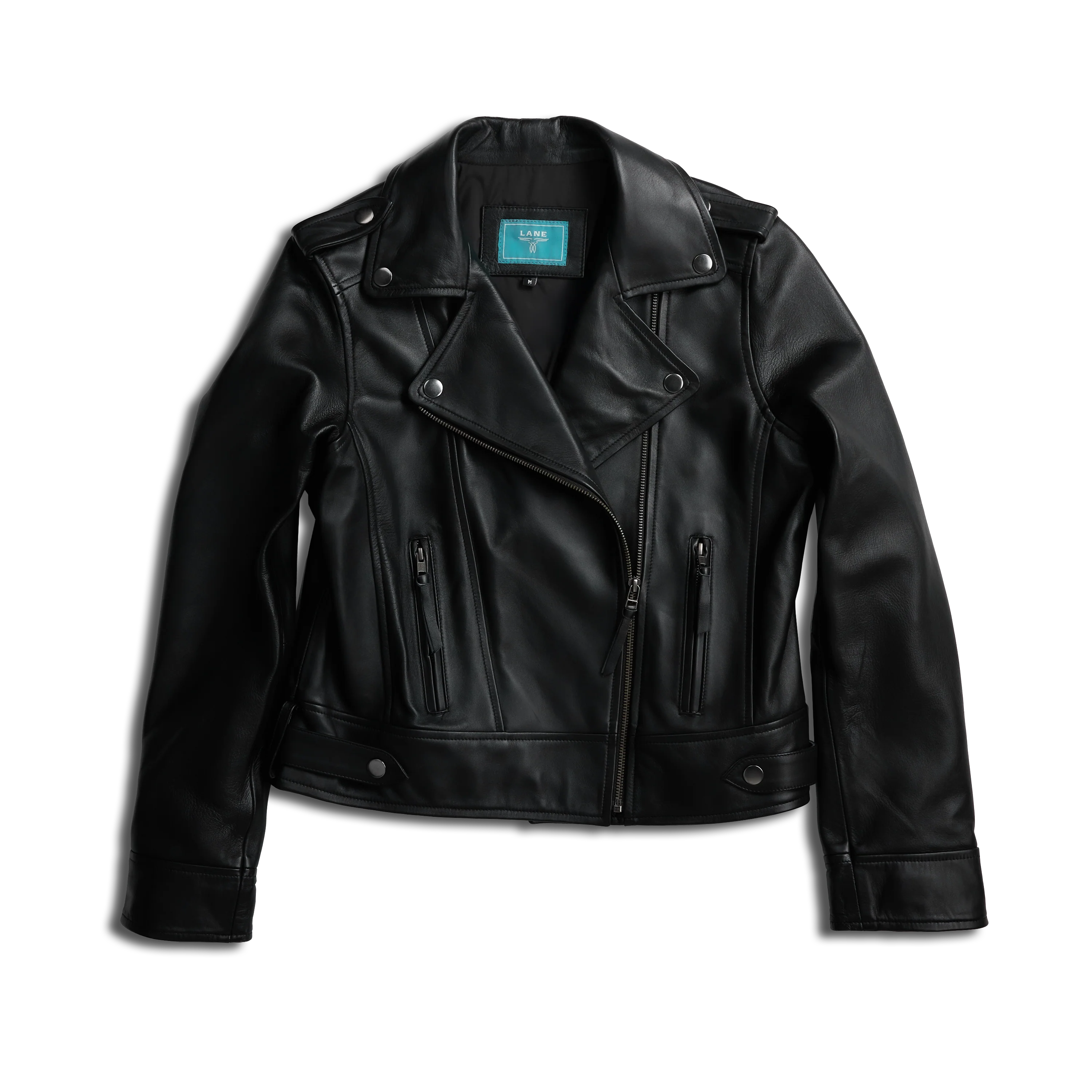 Image of Basic Biker Jacket - Jet Black