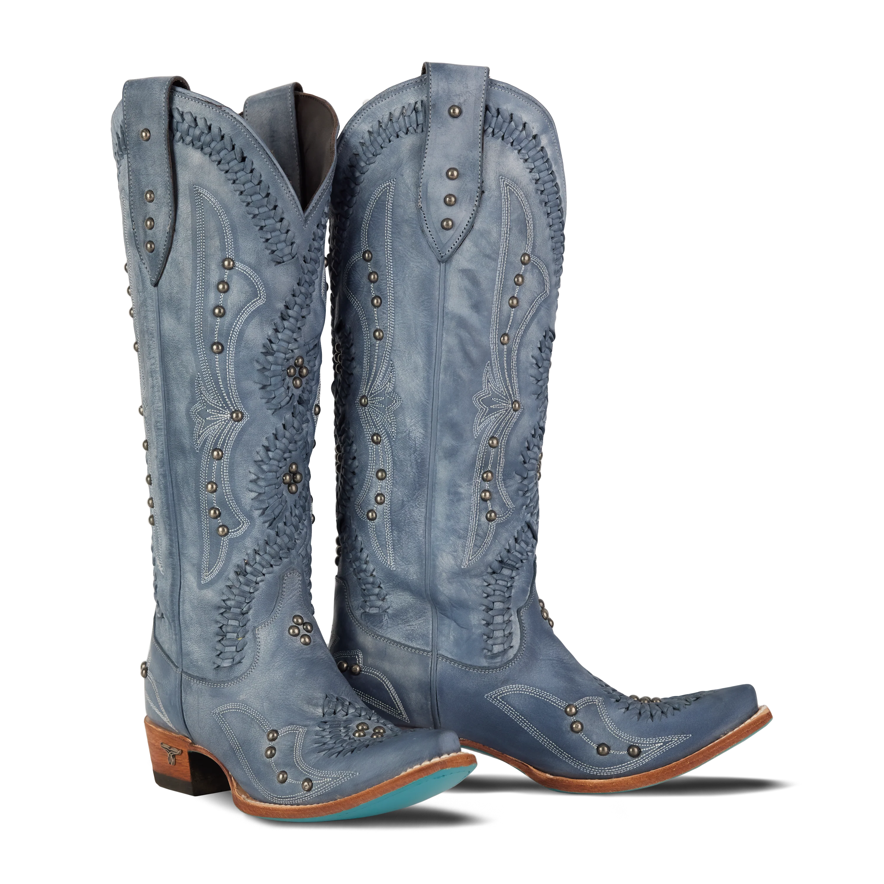 Image of Cossette Boot - Washed Denim