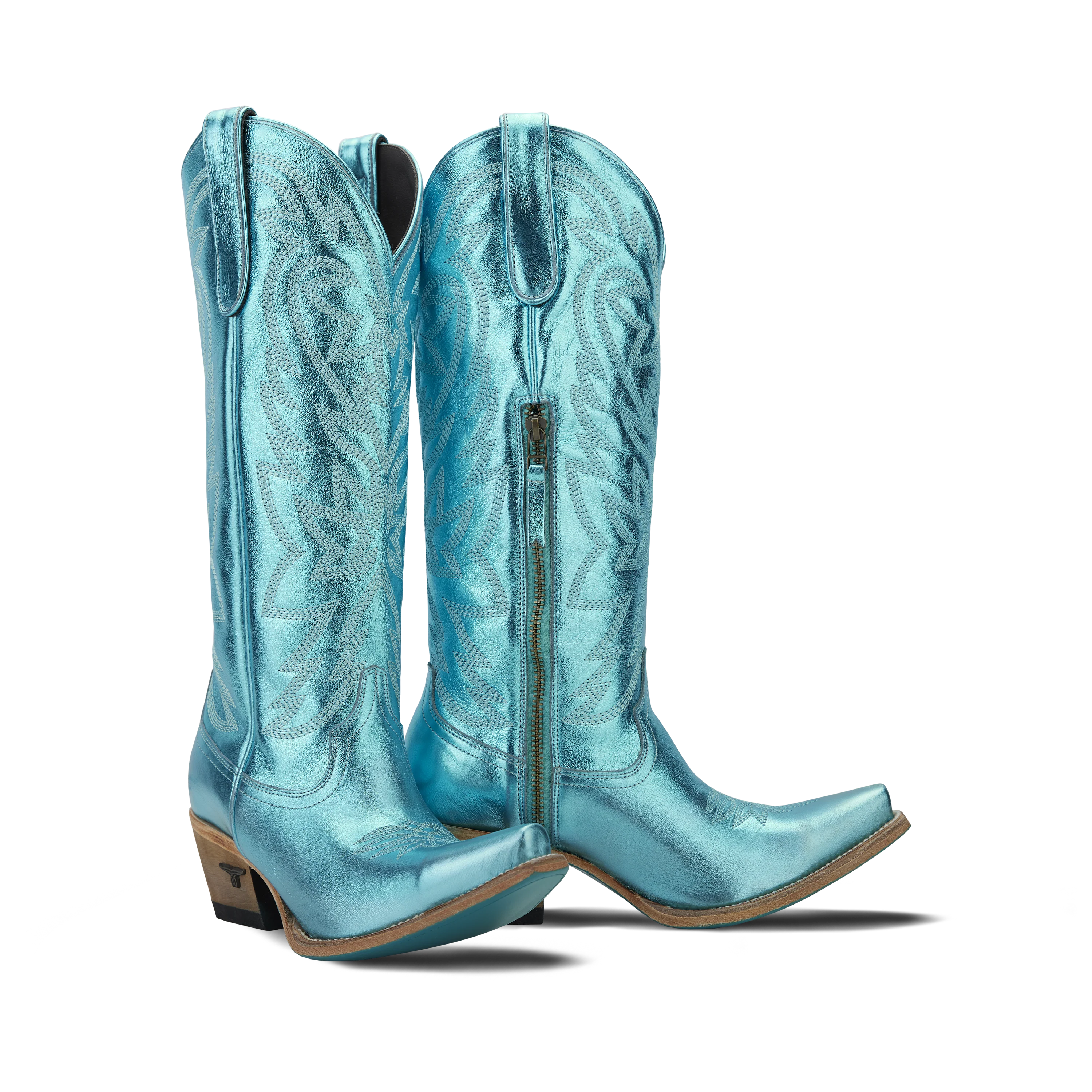 Image of Smokeshow Boot - Turquoise Metallic