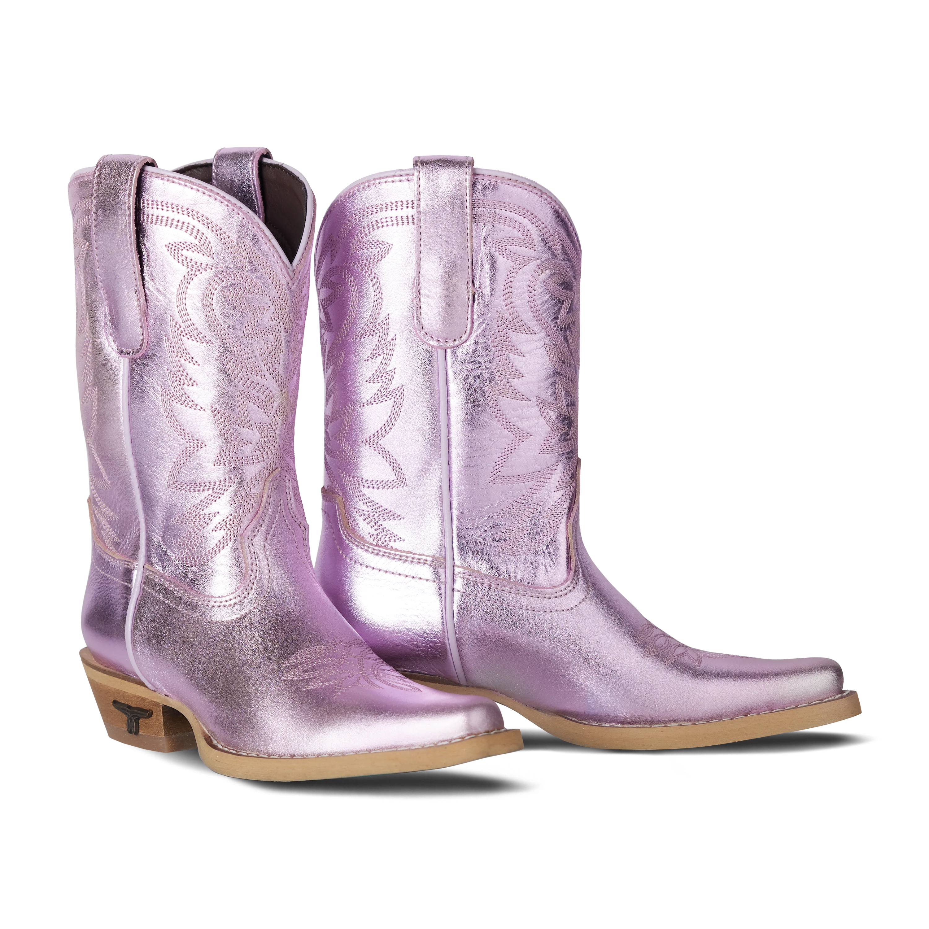 Image of Lil' Lane Girls Smokeshow Boot - Lavender Metallic