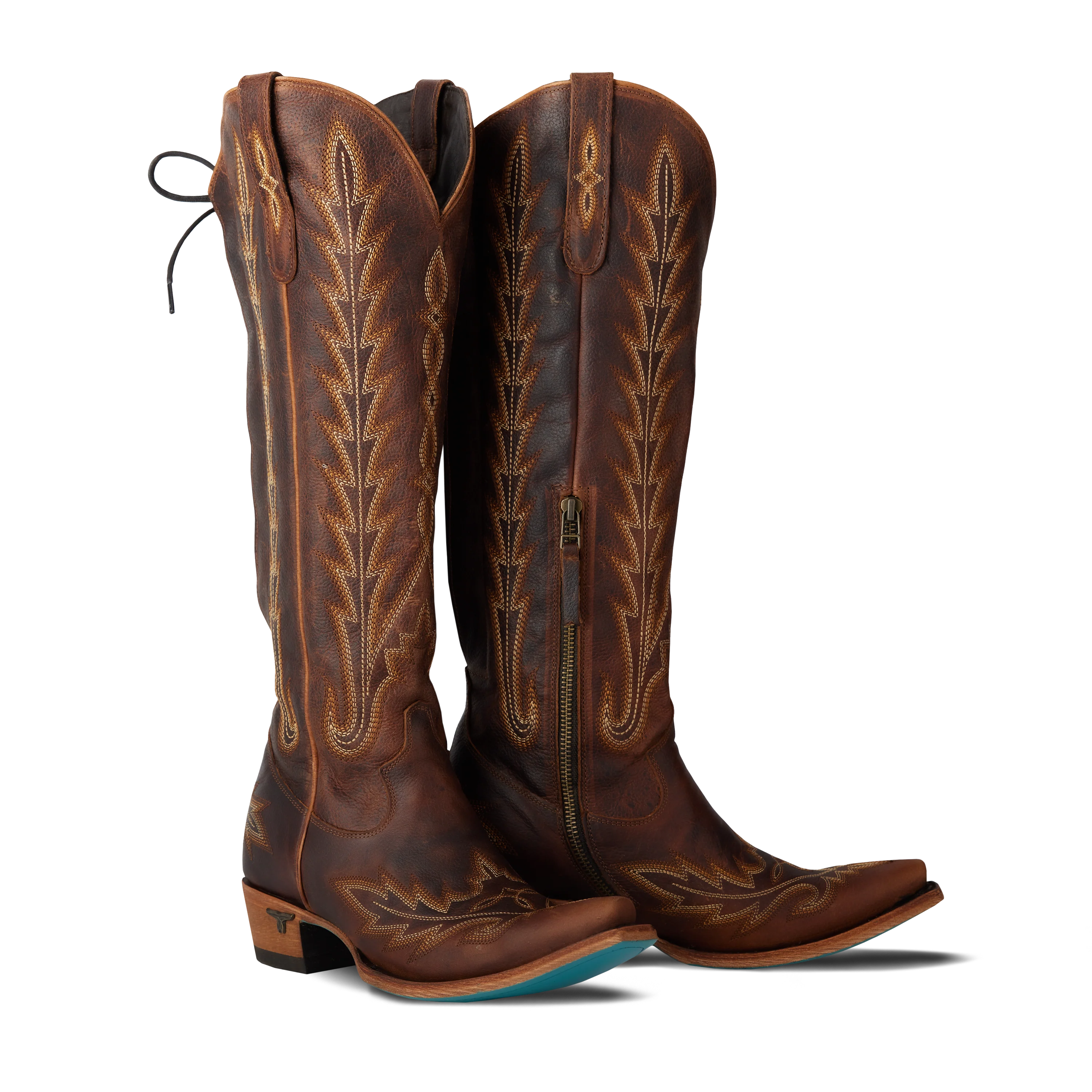 Image of Lexington Knee High Corset - Cognac