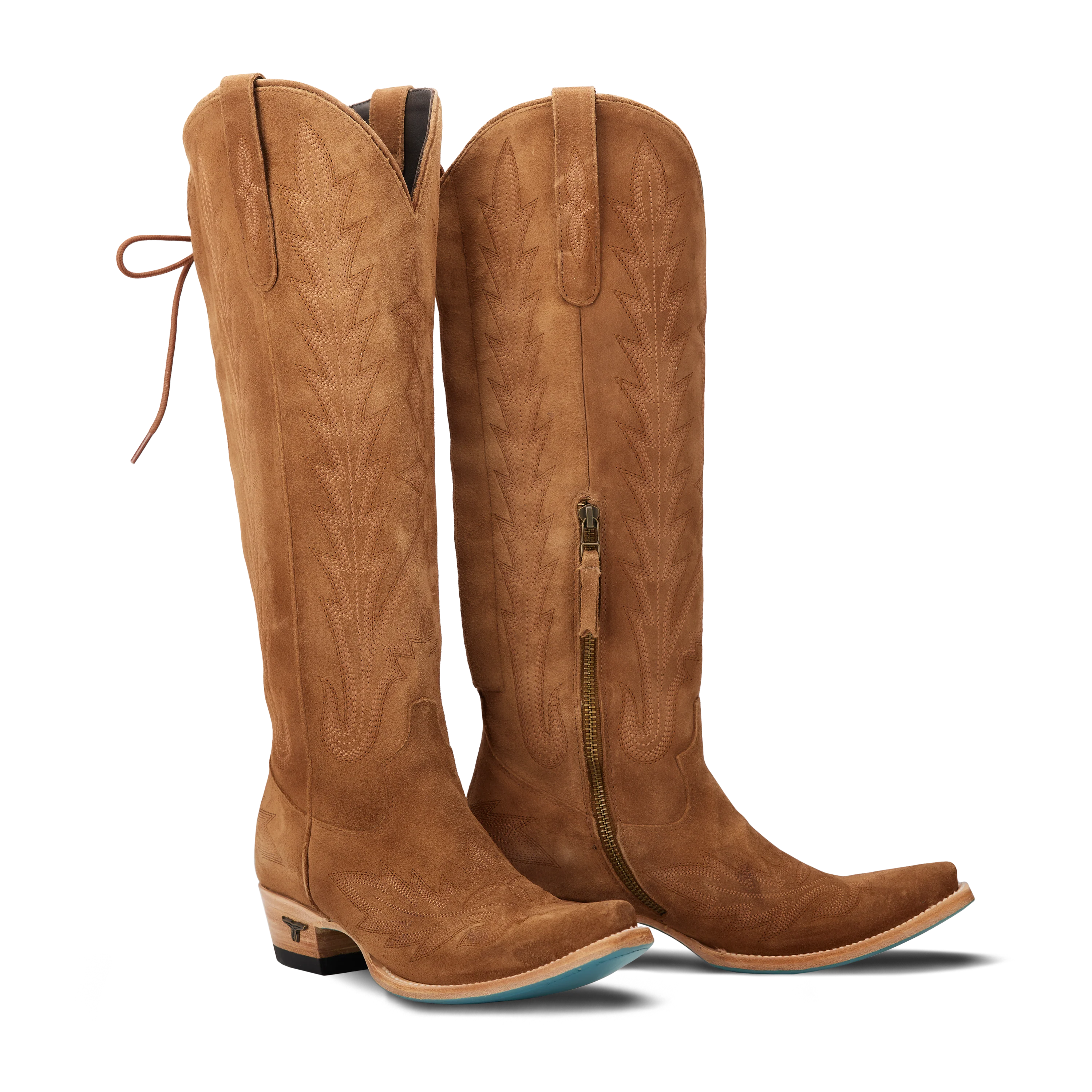 Image of Lexington Knee High Corset - Toffee Suede