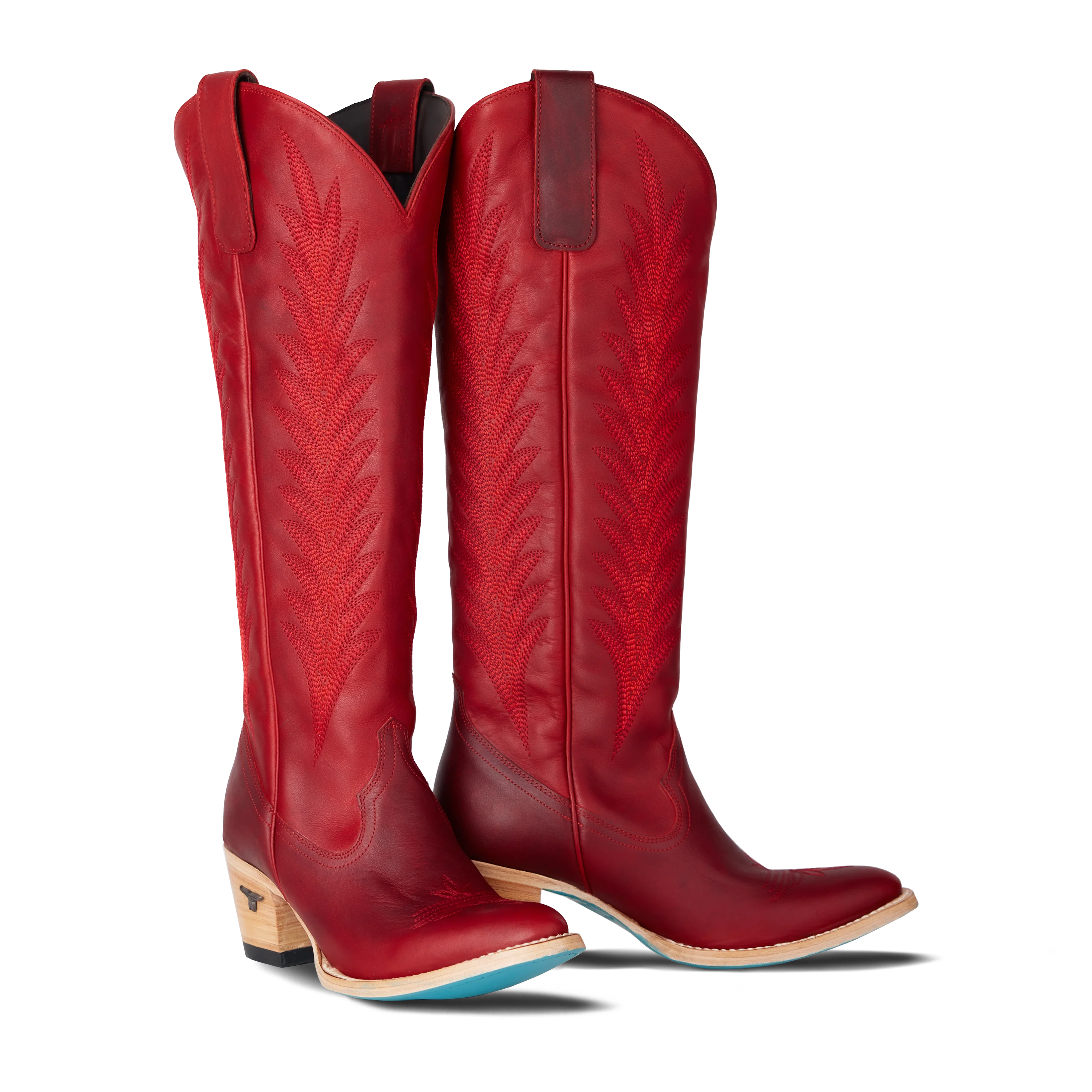 Image of Jentry Knee High Boot - Smoldering Ruby