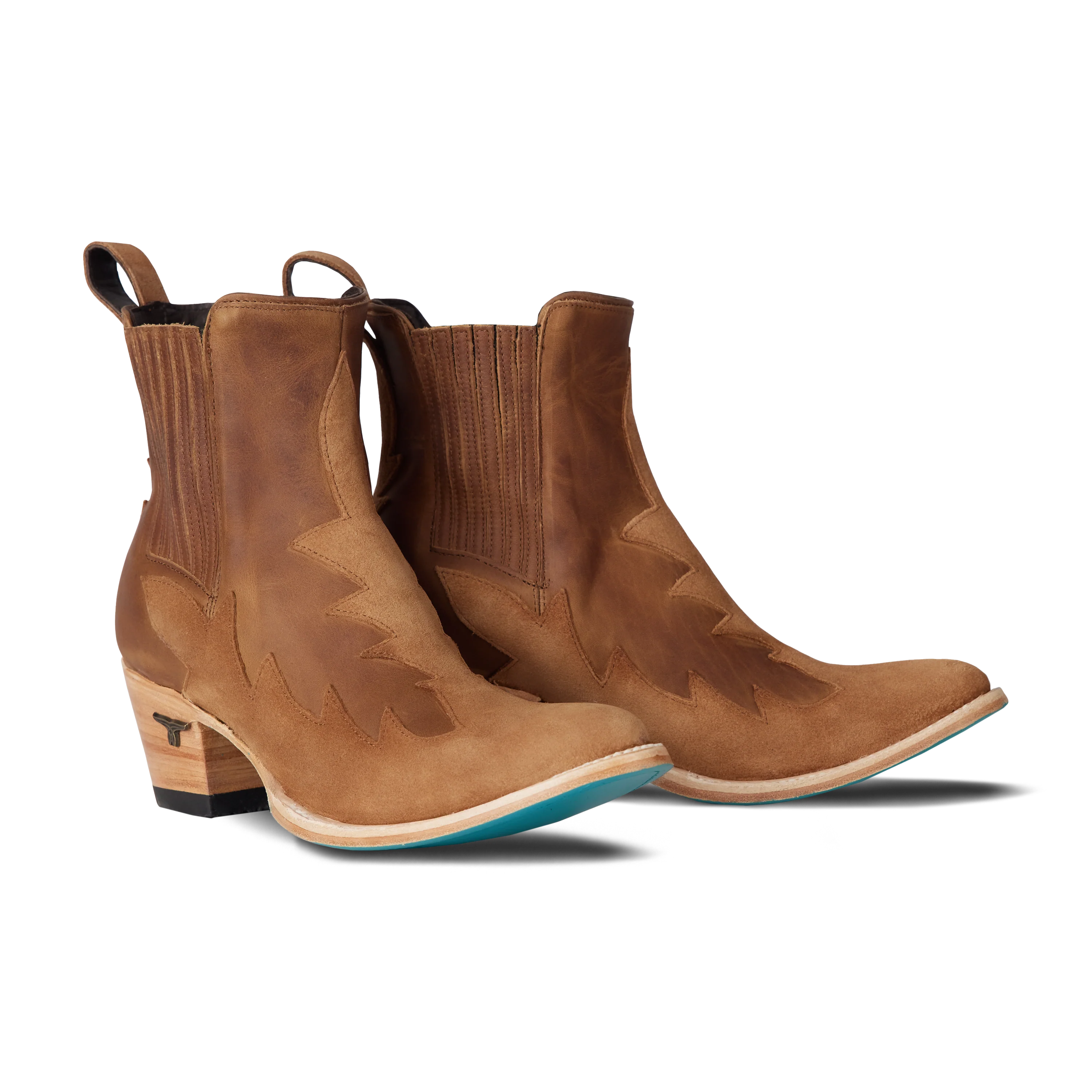 Image of Western Chelsea Bootie - Toffee Suede