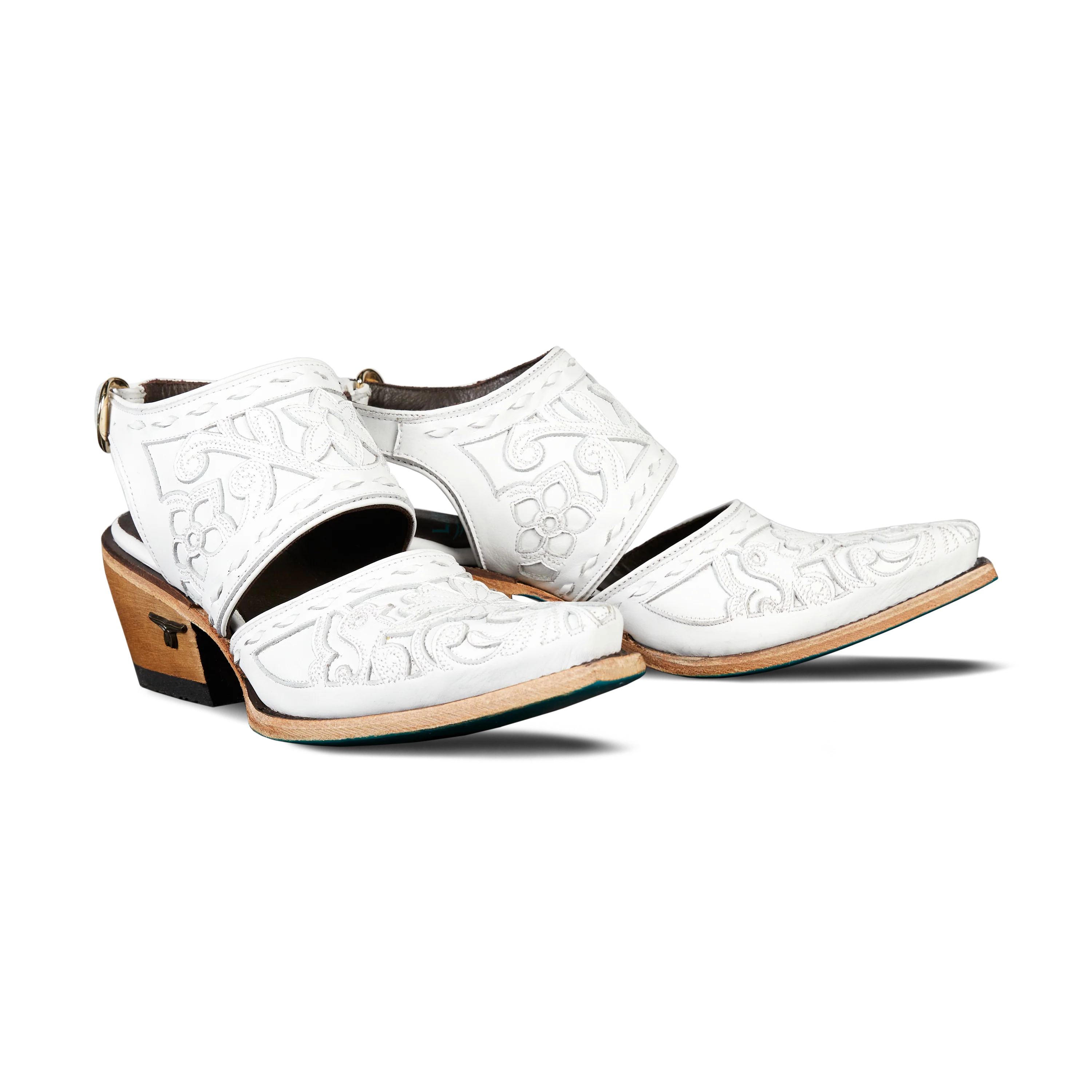 Image of Robin Slingback Mule - Matte White
