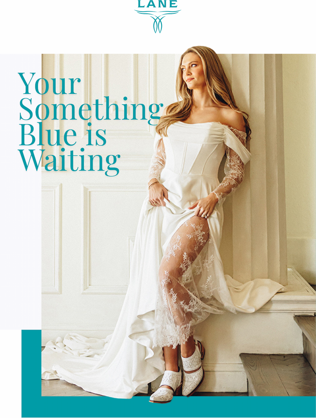 Say yes to the boots. Shop Lane Bridal