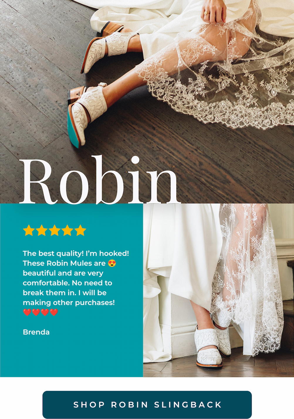 Say yes to the boots. Shop Lane Bridal
