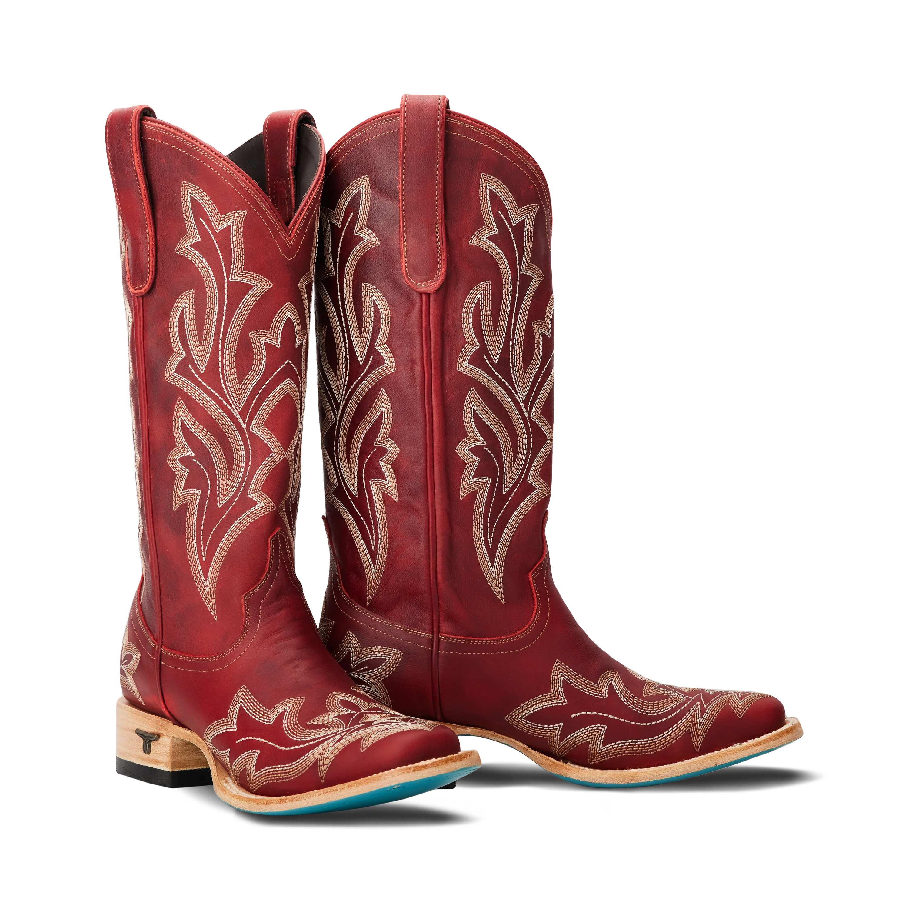 Image of Saratoga Square Boot - Smoldering Ruby
