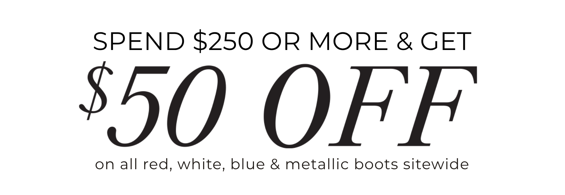 Fourth of July Sale