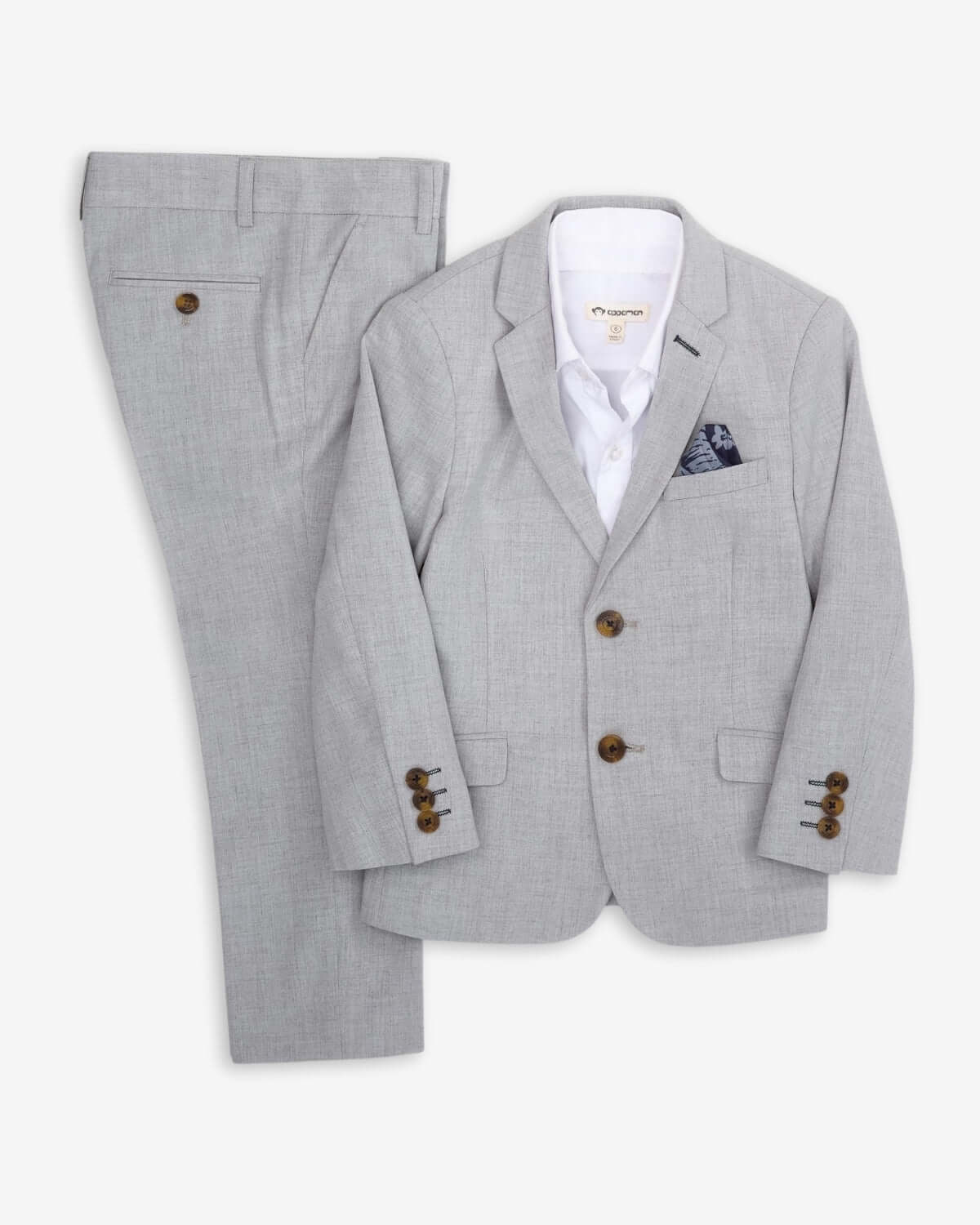 Image of High Rise Grey Stretchy Mod Suit