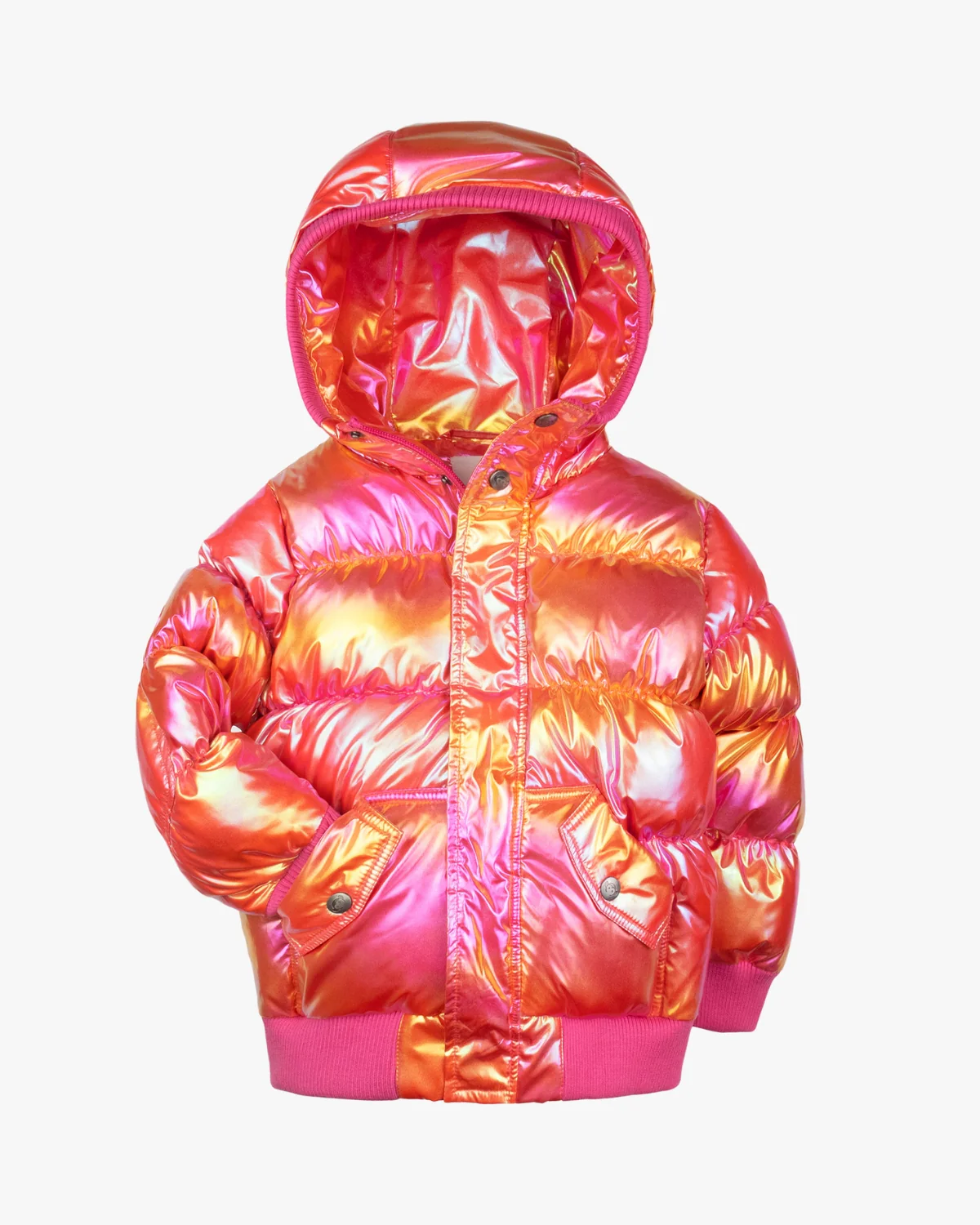 Image of Citrus Sparkle Puffy Coat
