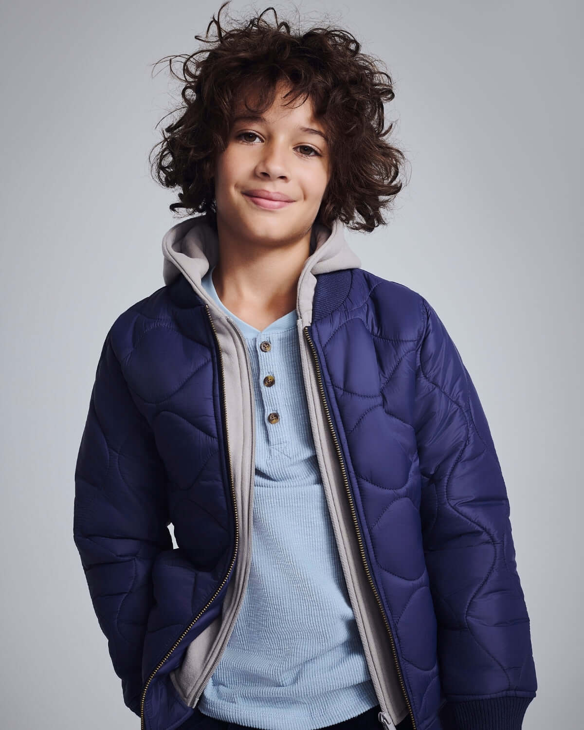 Image of Navy Blue BX Bomber